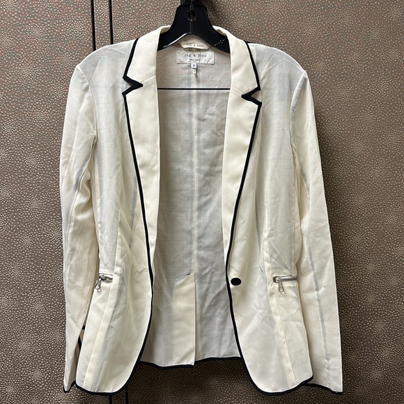 🔥🔥🔥Rag & Bone Wool & Silk Blazer - Picture 9 of 10